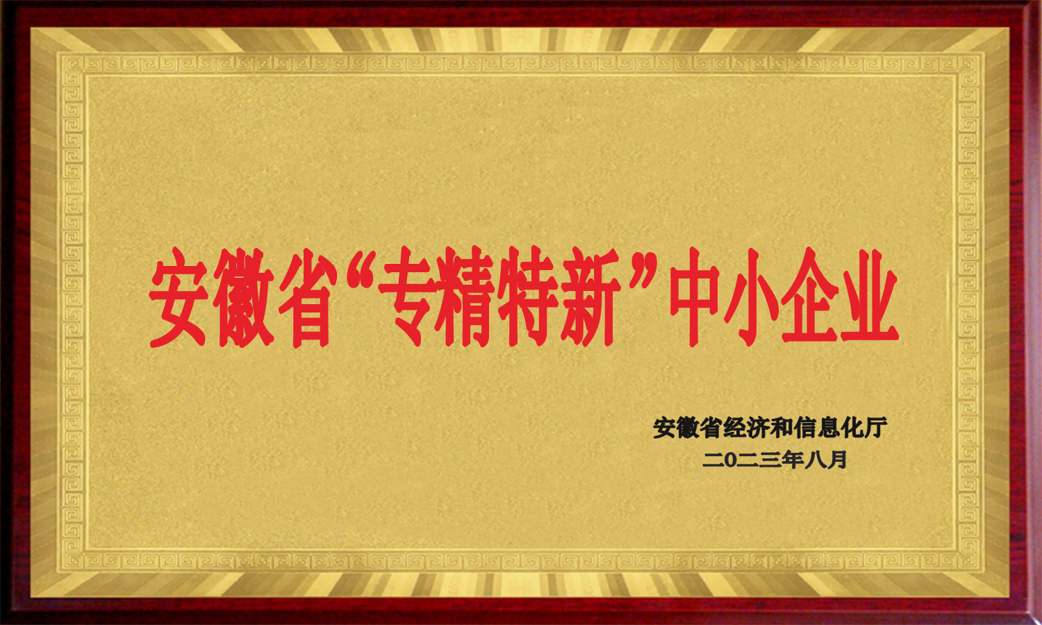 安徽省专精特新中小企业